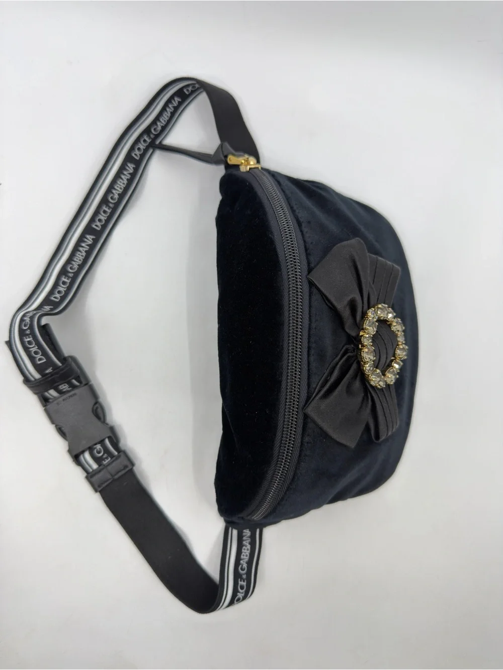 Dolce & Gabbana Kids Embellished Bow Belt Bag